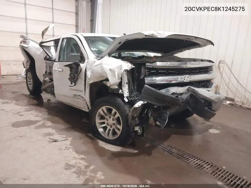 CHEVROLET SILVERADO 2019, VIN 2GCVKPEC8K1245275