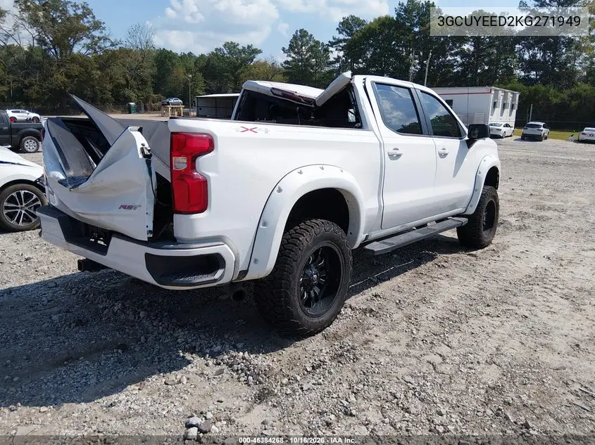 2019 CHEVROLET SILVERADO VIN 3GCUYEED2KG271949 — фото 4