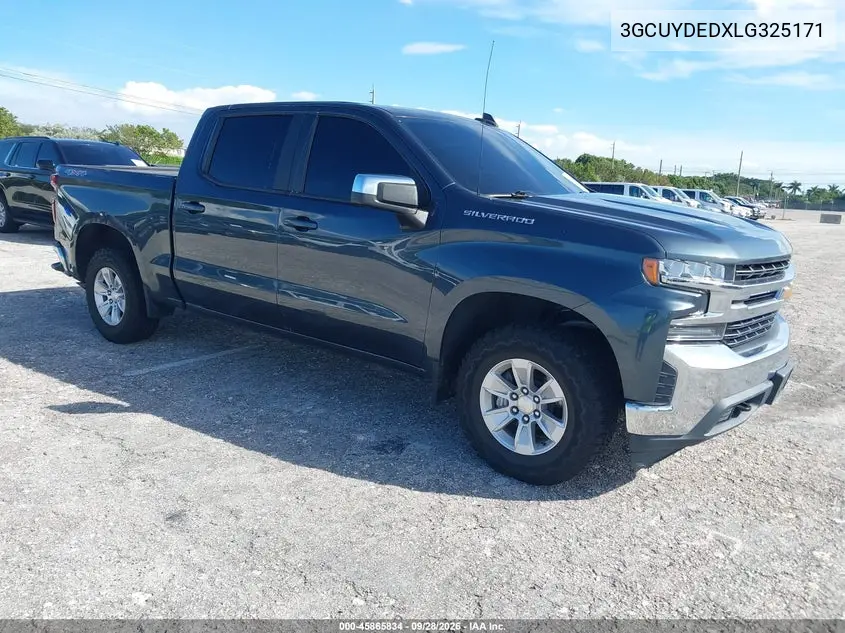 CHEVROLET SILVERADO 2020, VIN 3GCUYDEDXLG325171