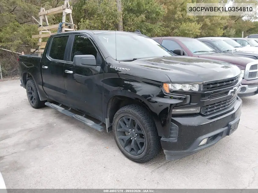 CHEVROLET SILVERADO 2020, VIN 3GCPWBEK1LG354810