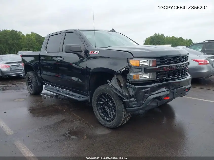 CHEVROLET SILVERADO 2020, VIN 1GCPYCEF4LZ356201