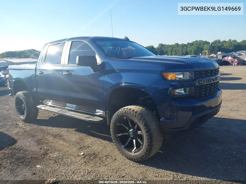 CHEVROLET SILVERADO 2020, VIN 3GCPWBEK9LG149669