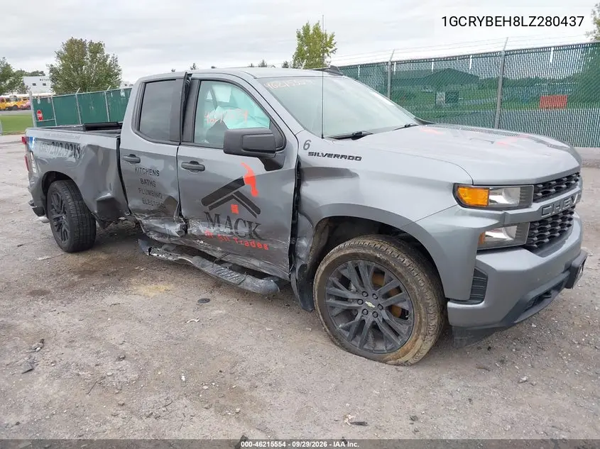 CHEVROLET SILVERADO 2020, VIN 1GCRYBEH8LZ280437