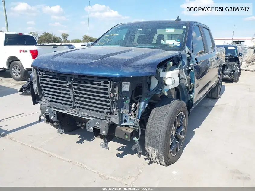 2020 CHEVROLET SILVERADO VIN 3GCPWCED5LG386747 — фото 2