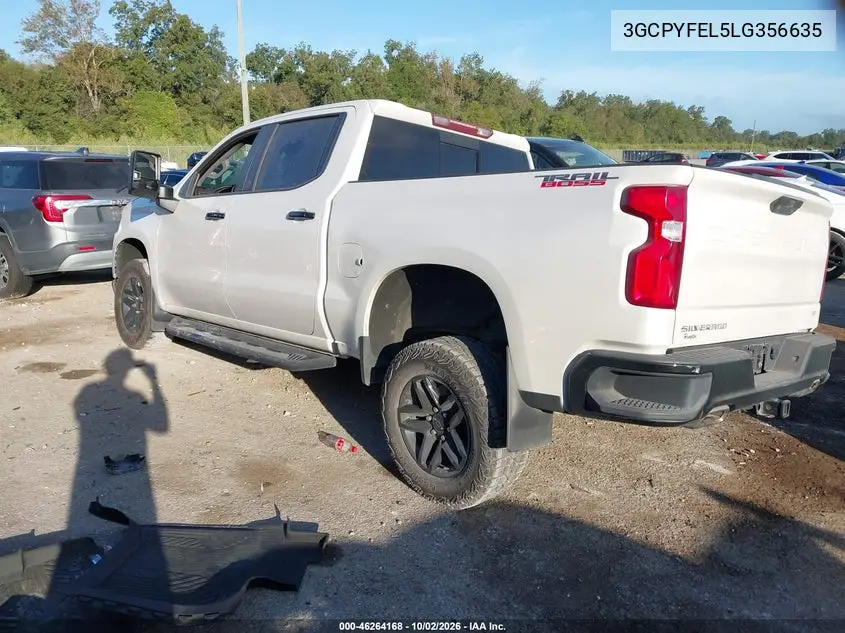 2020 CHEVROLET SILVERADO VIN 3GCPYFEL5LG356635 — фото 3