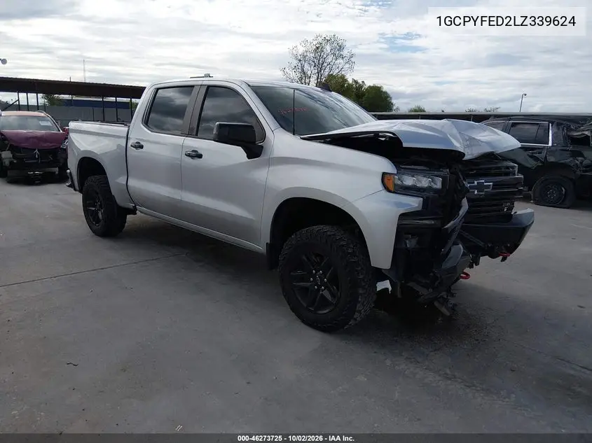 CHEVROLET SILVERADO 2020, VIN 1GCPYFED2LZ339624
