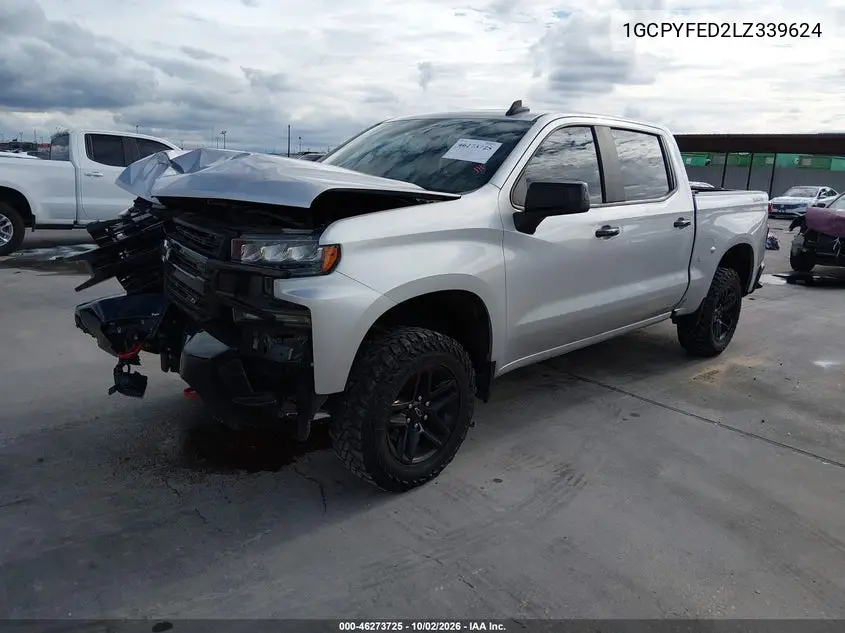 2020 CHEVROLET SILVERADO VIN 1GCPYFED2LZ339624 — фото 2