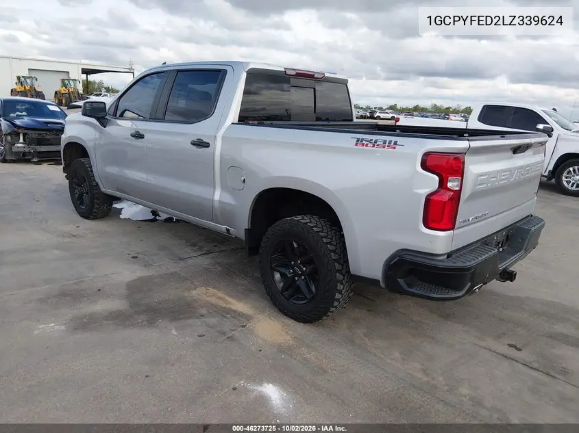 2020 CHEVROLET SILVERADO VIN 1GCPYFED2LZ339624 — фото 3