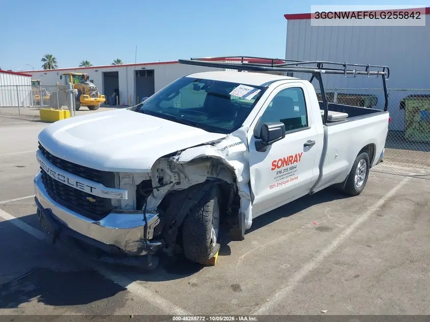 2020 CHEVROLET SILVERADO VIN 3GCNWAEF6LG255842 — фото 2