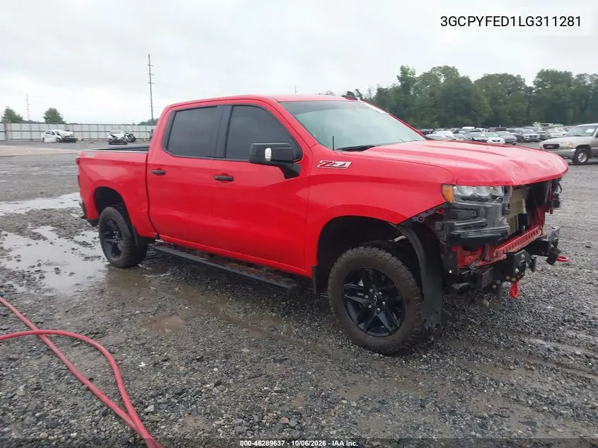 CHEVROLET SILVERADO 2020, VIN 3GCPYFED1LG311281