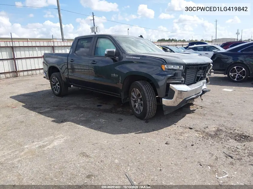 CHEVROLET SILVERADO 2020, VIN 3GCPWCED1LG419842