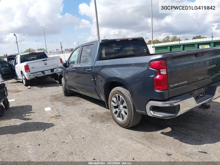 2020 CHEVROLET SILVERADO VIN 3GCPWCED1LG419842 — фото 3