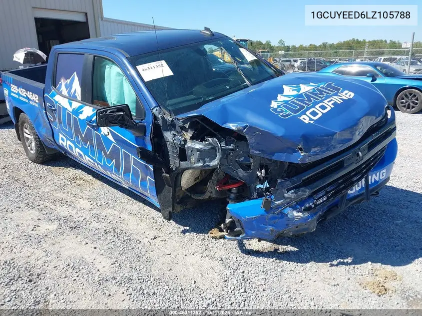 CHEVROLET SILVERADO 2020, VIN 1GCUYEED6LZ105788