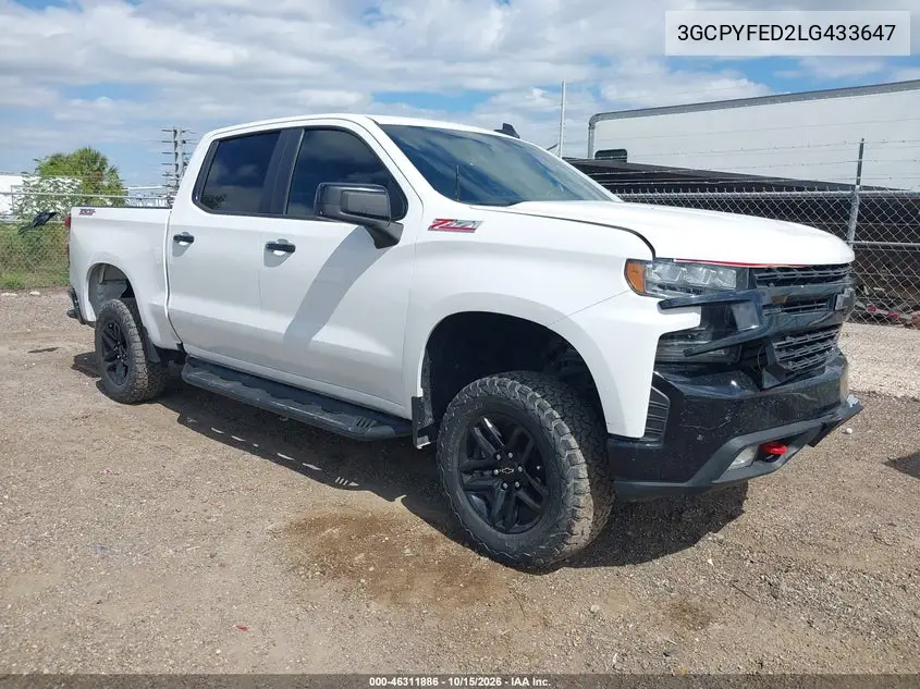 CHEVROLET SILVERADO 2020, VIN 3GCPYFED2LG433647