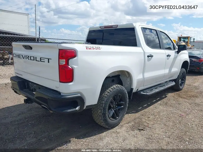2020 CHEVROLET SILVERADO VIN 3GCPYFED2LG433647 — фото 4