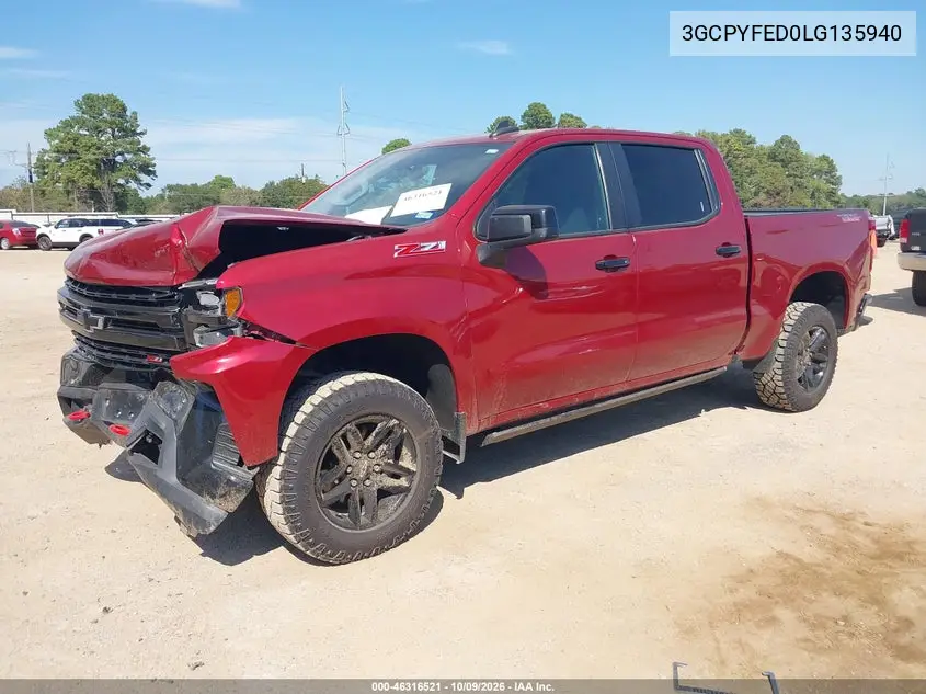 2020 CHEVROLET SILVERADO VIN 3GCPYFED0LG135940 — фото 2