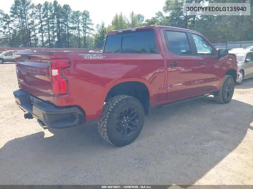 2020 CHEVROLET SILVERADO VIN 3GCPYFED0LG135940 — фото 4