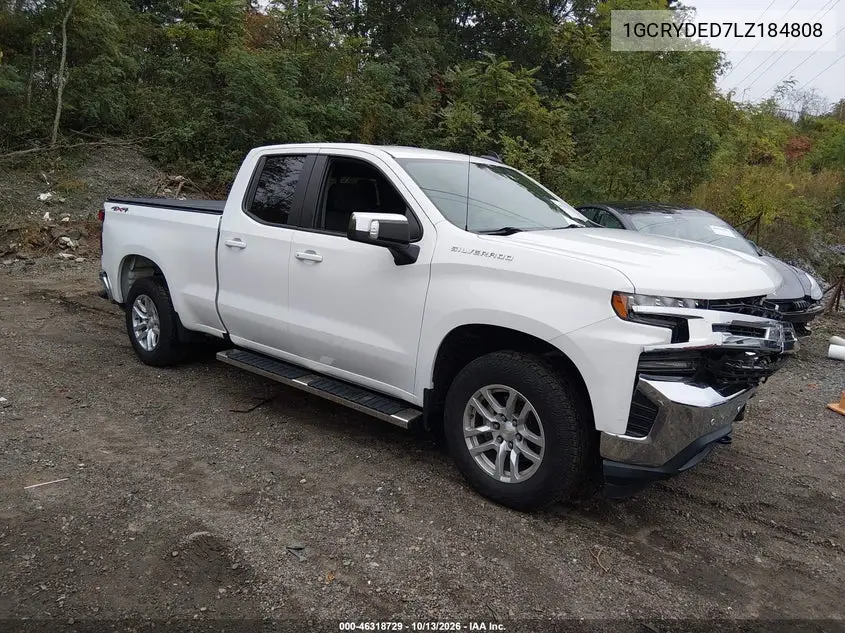 CHEVROLET SILVERADO 2020, VIN 1GCRYDED7LZ184808