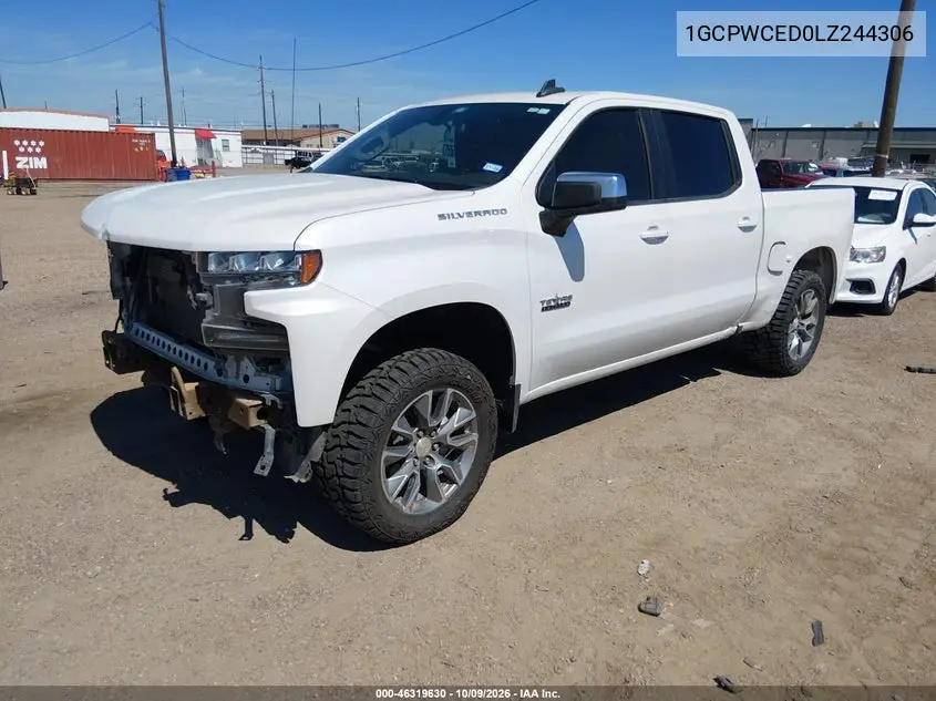 2020 CHEVROLET SILVERADO VIN 1GCPWCED0LZ244306 — фото 2
