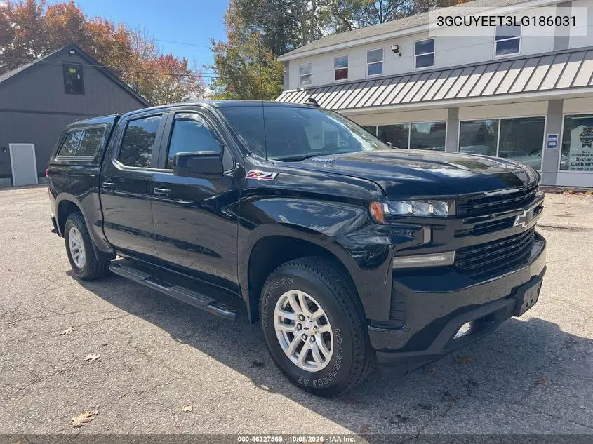 CHEVROLET SILVERADO 2020, VIN 3GCUYEET3LG186031