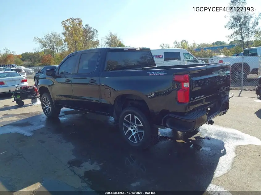 2020 CHEVROLET SILVERADO VIN 1GCPYCEF4LZ127193 — фото 3