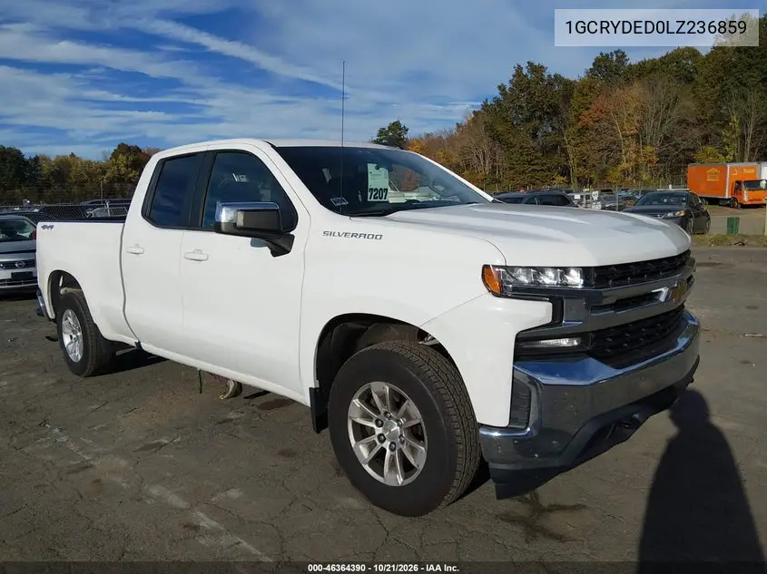 CHEVROLET SILVERADO 2020, VIN 1GCRYDED0LZ236859