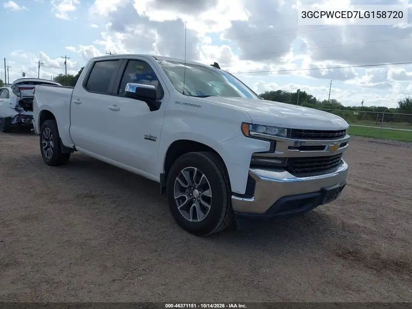 CHEVROLET SILVERADO 2020, VIN 3GCPWCED7LG158720