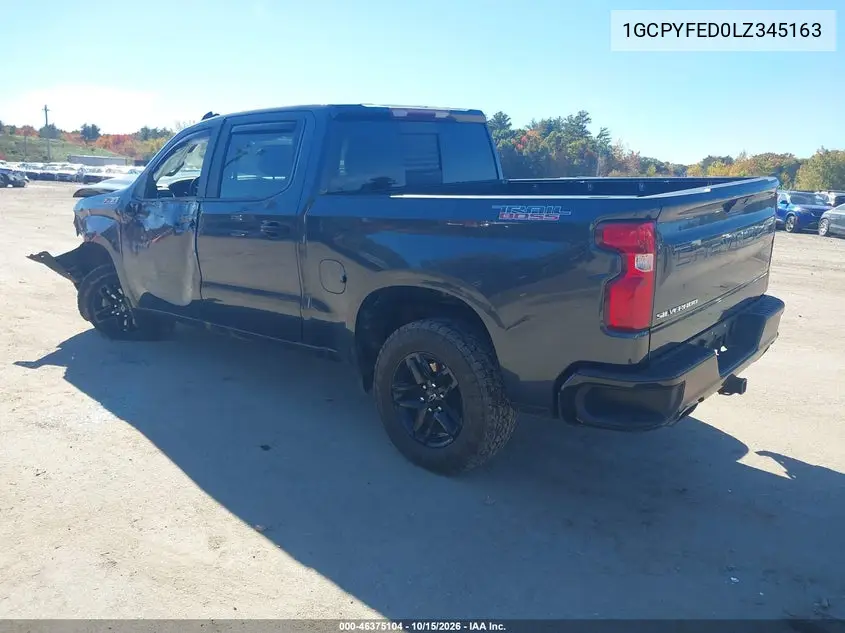 2020 CHEVROLET SILVERADO VIN 1GCPYFED0LZ345163 — фото 3