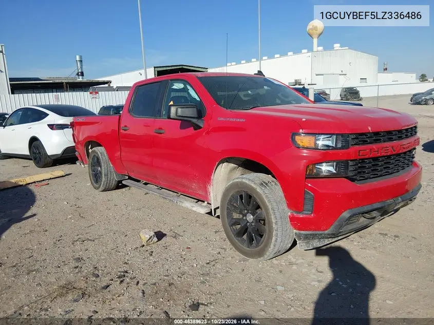 CHEVROLET SILVERADO 2020, VIN 1GCUYBEF5LZ336486