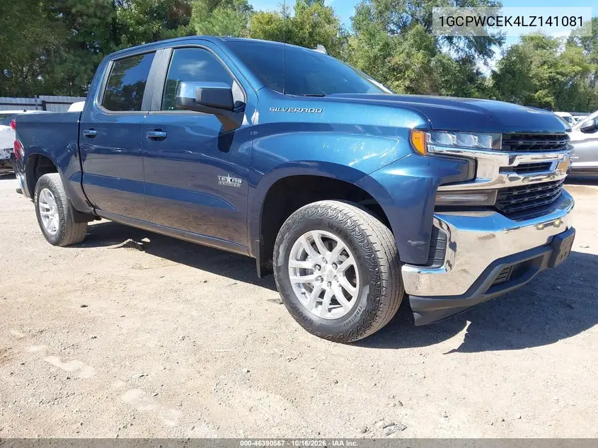 CHEVROLET SILVERADO 2020, VIN 1GCPWCEK4LZ141081