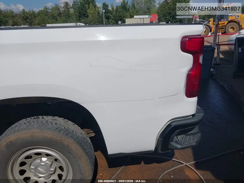 2021 CHEVROLET SILVERADO VIN 3GCNWAEH3MG341807 — фото 12