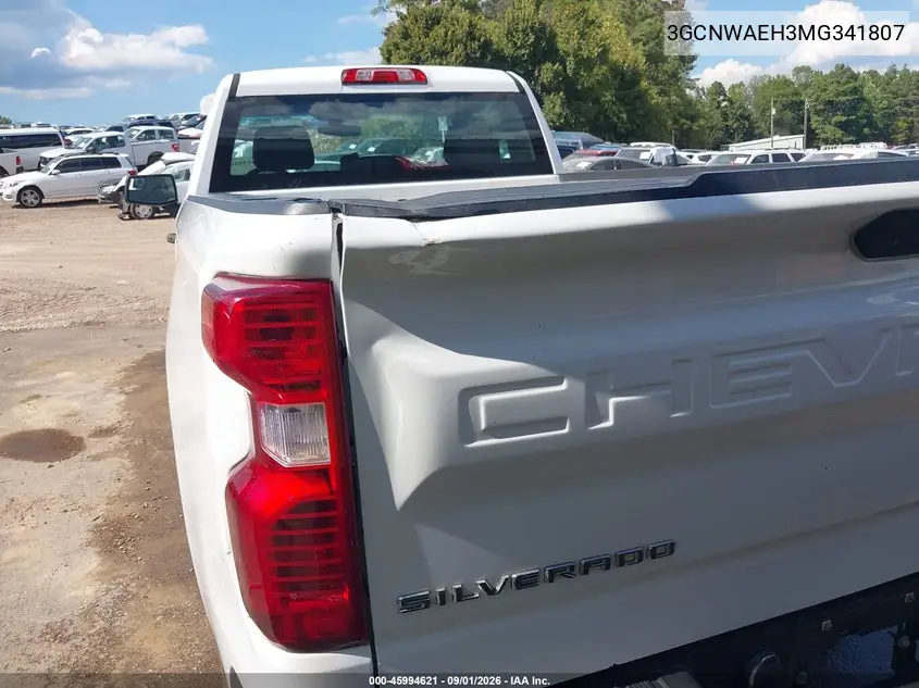 2021 CHEVROLET SILVERADO VIN 3GCNWAEH3MG341807 — фото 6