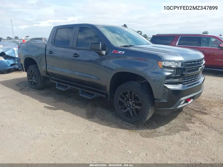 CHEVROLET SILVERADO 2021, VIN 1GCPYFED2MZ347899