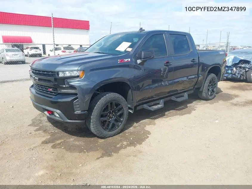 2021 CHEVROLET SILVERADO VIN 1GCPYFED2MZ347899 — фото 2