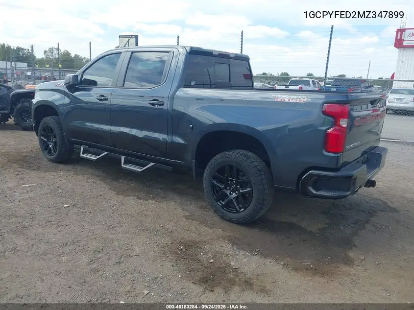 2021 CHEVROLET SILVERADO VIN 1GCPYFED2MZ347899 — фото 3