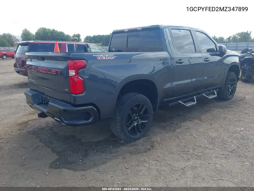 2021 CHEVROLET SILVERADO VIN 1GCPYFED2MZ347899 — фото 4