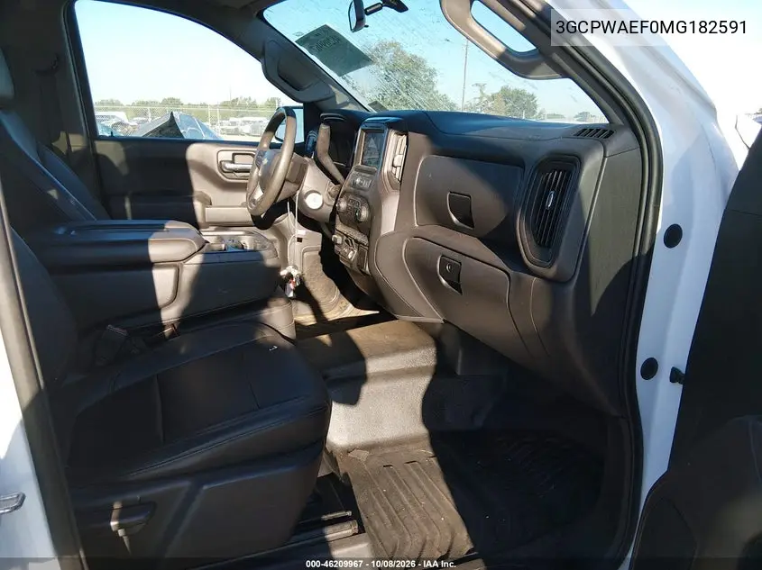 2021 CHEVROLET SILVERADO VIN 3GCPWAEF0MG182591 — фото 5