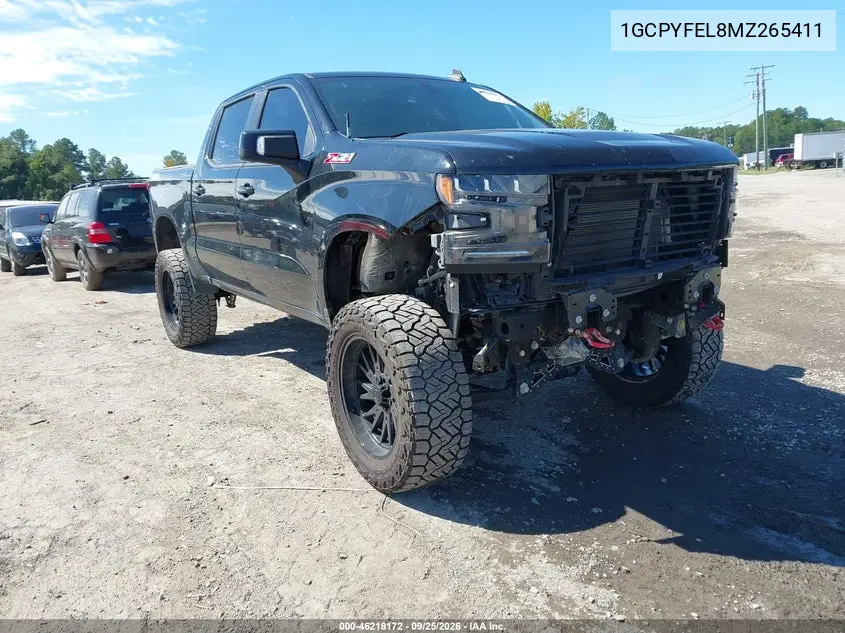 CHEVROLET SILVERADO 2021, VIN 1GCPYFEL8MZ265411