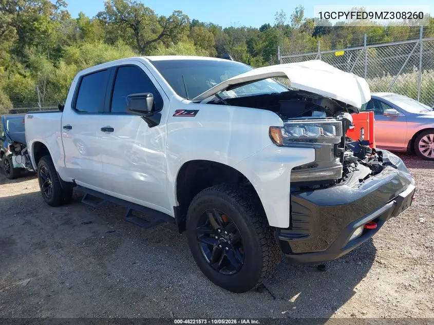 CHEVROLET SILVERADO 2021, VIN 1GCPYFED9MZ308260