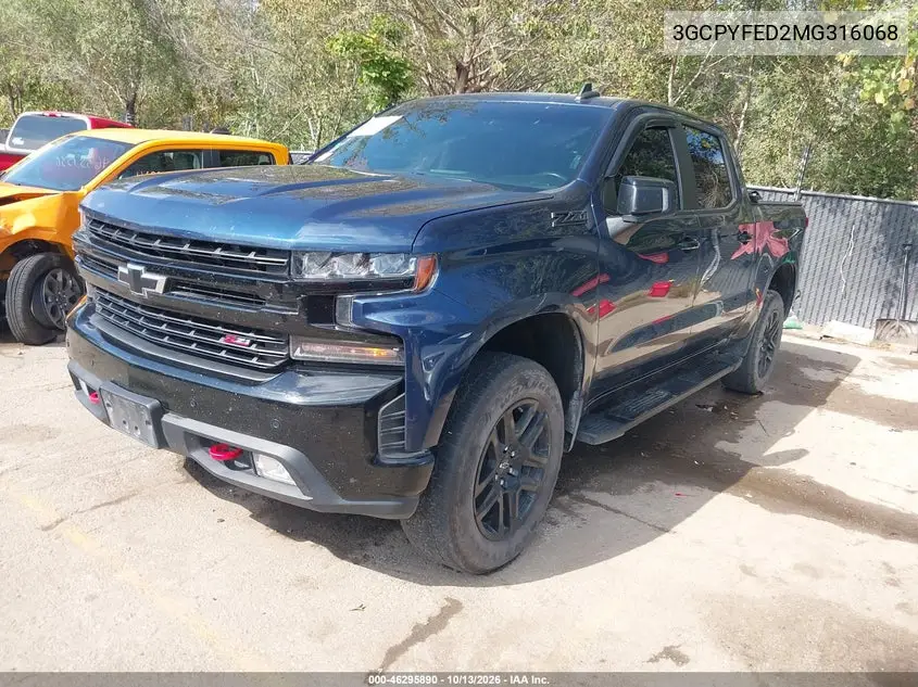 2021 CHEVROLET SILVERADO VIN 3GCPYFED2MG316068 — фото 2