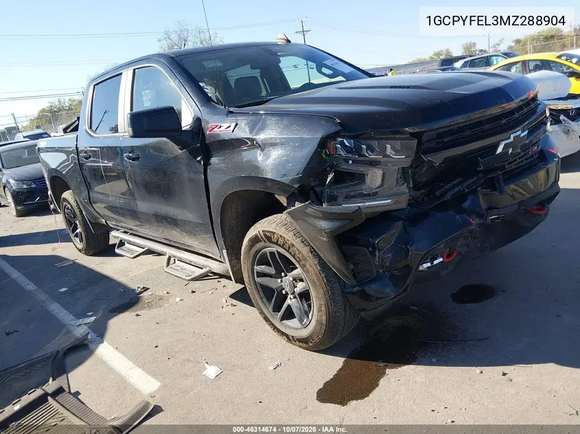 CHEVROLET SILVERADO 2021, VIN 1GCPYFEL3MZ288904