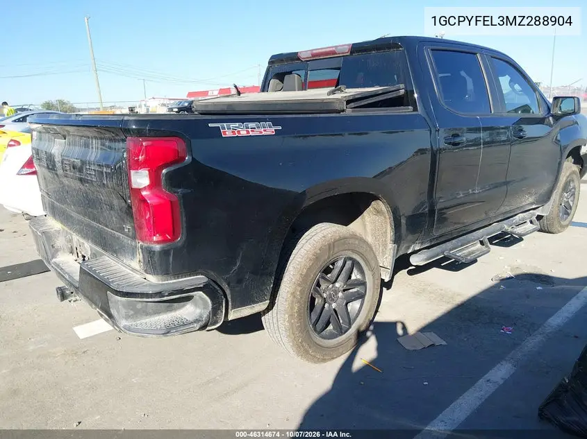 2021 CHEVROLET SILVERADO VIN 1GCPYFEL3MZ288904 — фото 4