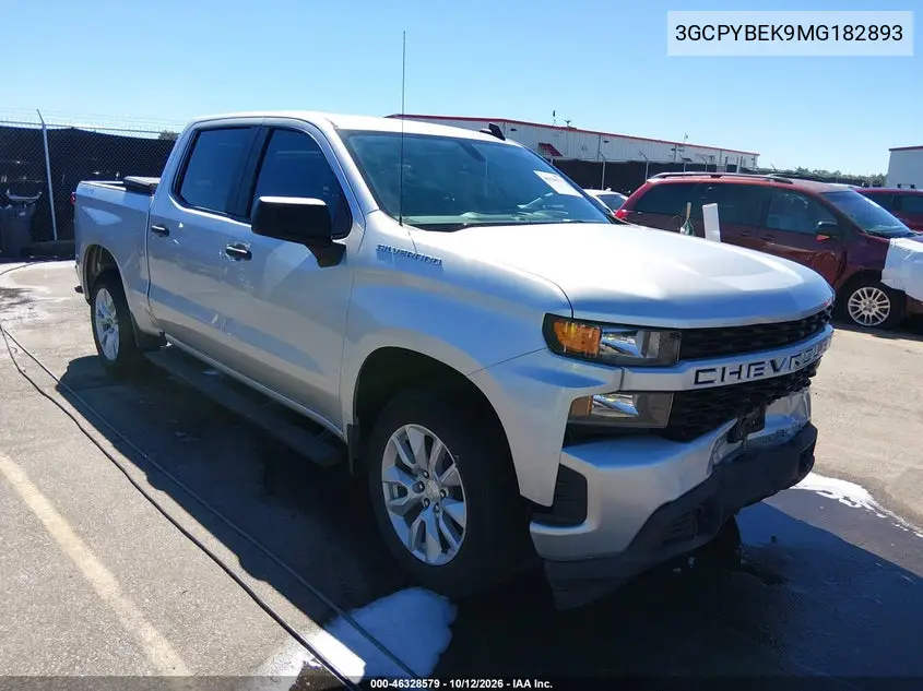 CHEVROLET SILVERADO 2021, VIN 3GCPYBEK9MG182893