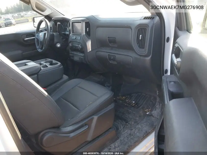 2021 CHEVROLET SILVERADO VIN 3GCNWAEK7MG276908 — фото 5