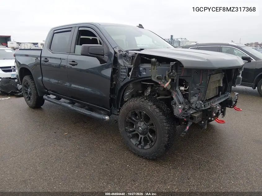 CHEVROLET SILVERADO 2021, VIN 1GCPYCEF8MZ317368