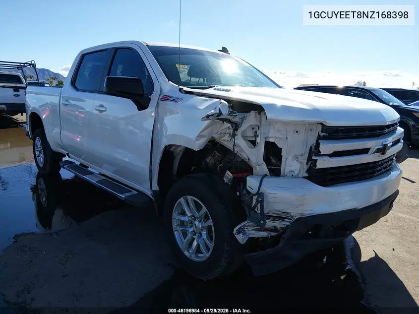 CHEVROLET SILVERADO 2022, VIN 1GCUYEET8NZ168398