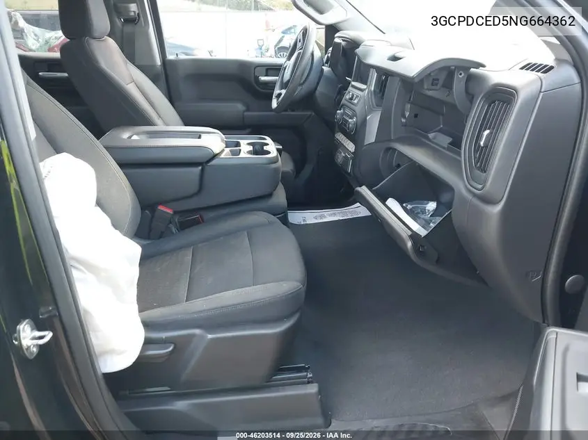 2022 CHEVROLET SILVERADO VIN 3GCPDCED5NG664362 — фото 5