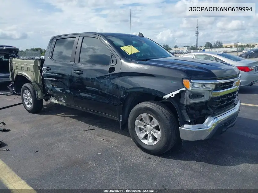 CHEVROLET SILVERADO 2022, VIN 3GCPACEK6NG639994