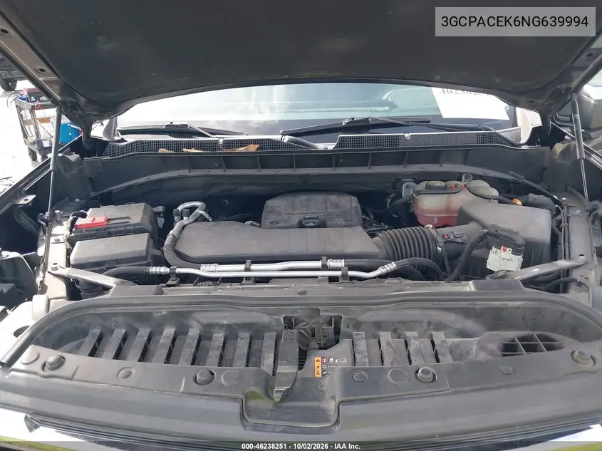 2022 CHEVROLET SILVERADO VIN 3GCPACEK6NG639994 — фото 10