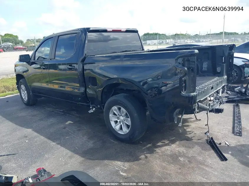 2022 CHEVROLET SILVERADO VIN 3GCPACEK6NG639994 — фото 3